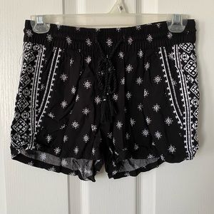 Flowy Black Shorts